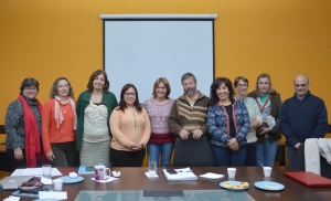 Reunión con docentes radicados en el interior del país