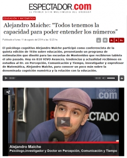 “Todos tenemos la capacidad para poder entender los números”