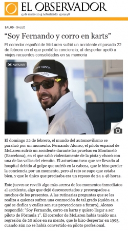 “Soy Fernando y corro en karts” (Nota de prensa)