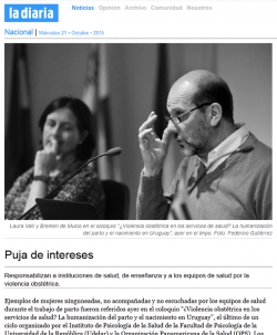 "Puja de intereses" (nota de prensa)