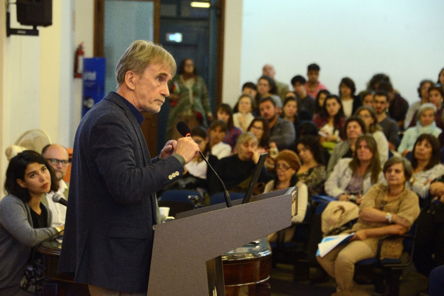 Diego Battiste. Conferencia de Jacob Seikkula en facultad de Psicología sobre el Diálogo Abierto