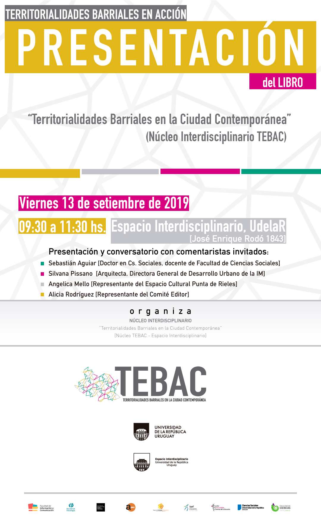 afiche presentación libro