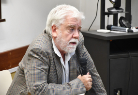 Dir. de la Especialización, Dr. Juan Fernández. Foto: A. Rovelli, comunicación Facultad Psicología