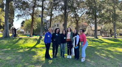 Michaela Scherschel, Thalisson Vinicius, Lucía Guerrieri, Michaela Meyer, Ailin Zeltman y Eloísa Barquin
