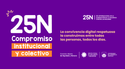 25N: Campaña de la Udelar en rechazo de la violencia digital