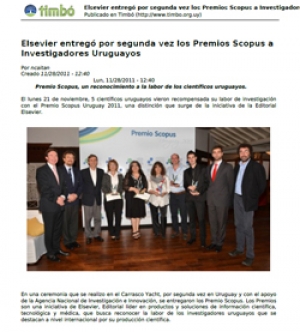 Impresión de pantalla de la nota publicada