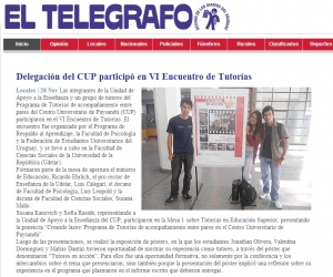 Impresión de pantalla de la nota publicada