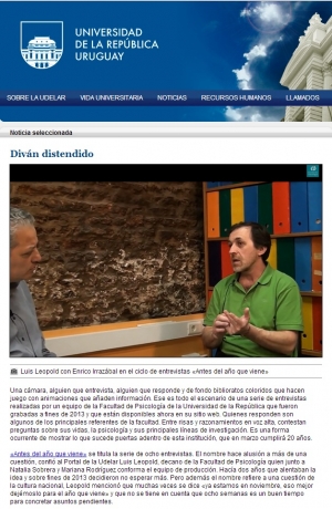 Impresión de pantalla de la nota publicada