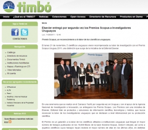 Impresión de pantalla de la nota publicada