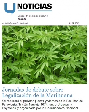 Impresión de pantalla de la nota publicada