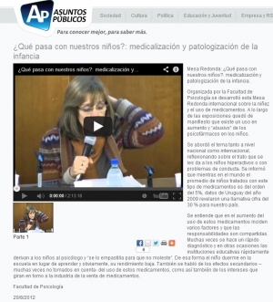 Impresión de pantalla de la nota publicada