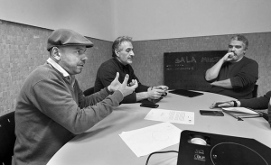 Alejandro Maiche, Leonel Gómez y Juan Valle Lisboa, encargados de Cicea. Foto: Federico Gutiérrez