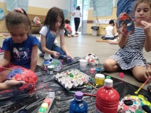 foto en el espacio de cuidado y recreacion de Facultad de Psicología