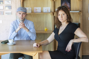 Paulo Ravecca y Marcela Schenck .Foto: Amaia Guridi.