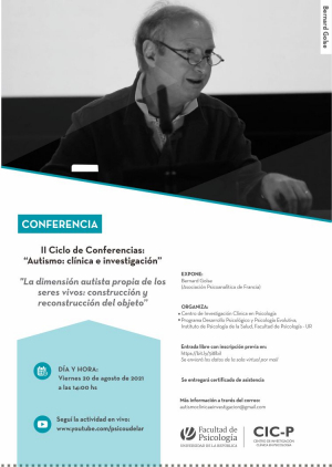 "La dimensión autista propia de los seres vivos: construcción y reconstrucción del objeto"