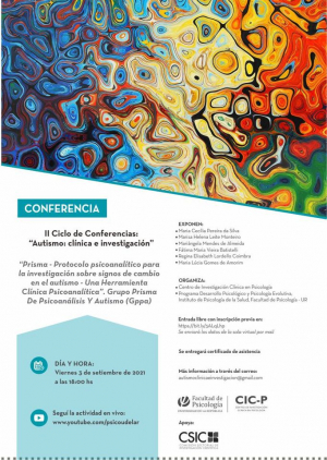 “Prisma - Protocolo Psicoanalítico para la investigación sobre signos de cambio en el autismo - Una herramienta clínica psicoanalítica”. Grupo Prisma de Psicoanálisis y Autismo (GPPA)