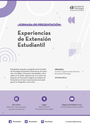 Experiencias de Extensión Estudiantil