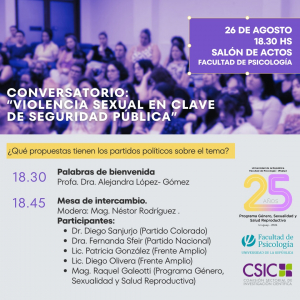 afiche de la actividad