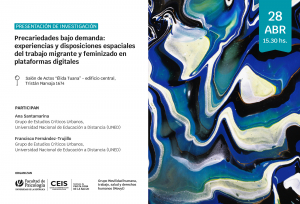 afiche de difusión de la actividad
