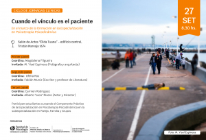 afiche de difusión de la Jornada