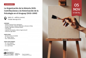 afiche de difusión de la actividad