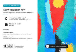 afiche de difusión del evento