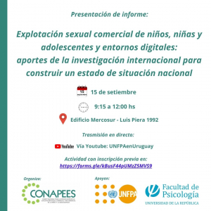 Explotación sexual comercial de niños, niñas y adolescentes y entornos digitales: aportes de la investigación internacional para construir un estado de situación nacional
