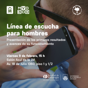 Presentación del servicio Línea de escucha para hombres