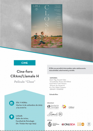 Cine-foro CRAm / Llamale H