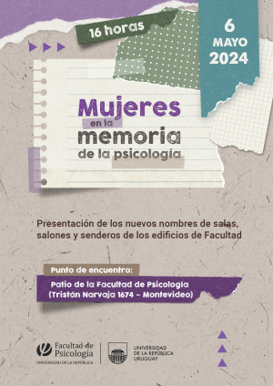 Mujeres en la memoria de la Psicología