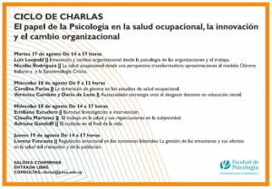 CICLO DE CHARLAS