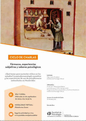 afiche de difusión de la actividad
