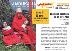 Afiche Jaidukamá, en la tierra de los seres rojos
