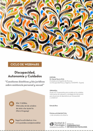 Cuestiones bioéticas y bio jurídicas sobre asistencia personal y sexual