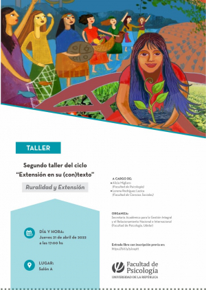 afiche de difusión de la actividad