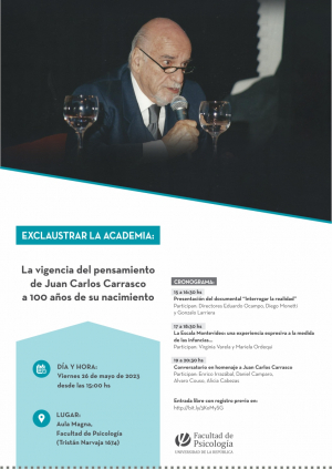 afiche de la actividad