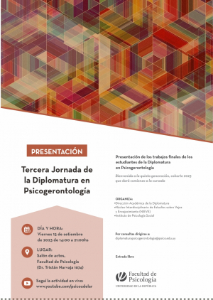 afiche de difusión de la actividad