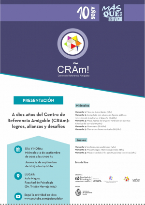 afiche de la actividad