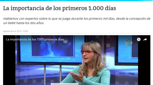 Impresión de pantalla de la nota publicada en el portal de La Tele