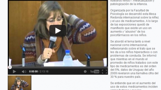 Impresión de pantalla de la nota publicada