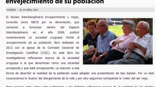 Impresión de pantalla de la nota publicada