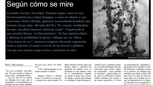 Impresión de pantalla de la nota publicada