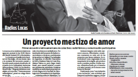 Impresión de pantalla de la nota publicada