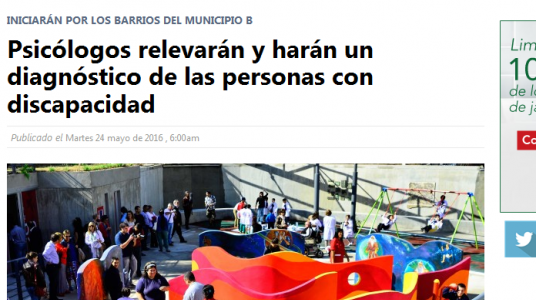 Impresión de pantalla de la nota publicada