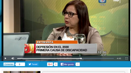 Impresión de pantalla de la nota publicada en el portal del canal 10