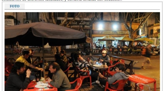 Impresión de pantalla de la nota publicada en el portal de El País