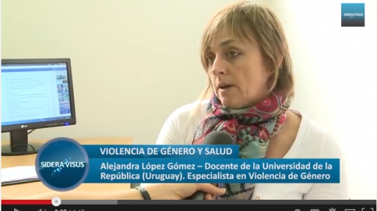 Impresión de pantalla de la entrevista