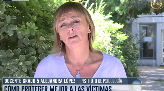 Alejandra López sobre violencia de género en Telemundo 12