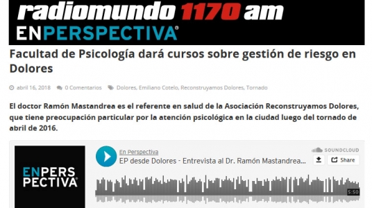 Impresión de pantalla del sitio web donde la nuticia fue publicada.