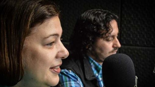 Ronda con Dinorah Margounato y Pablo López.